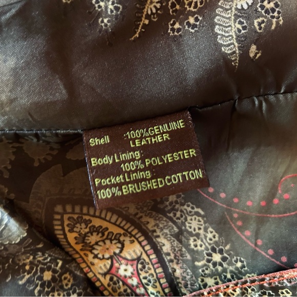 Kuhlman Genuine Leather Coat Jacket Women's Size 1 - Picture 6 of 6